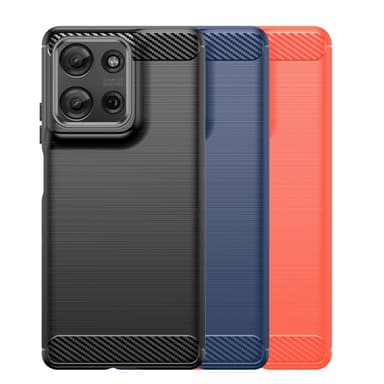 SKALO Motorola Moto G75 5G Armor Carbon Cover - Sort