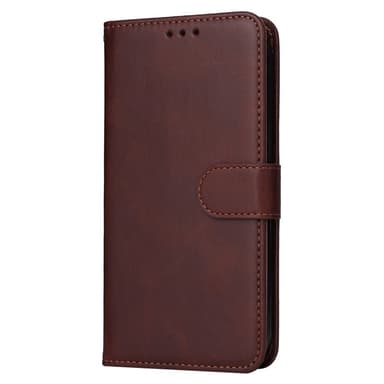 SKALO OnePlus 13R PU-læder Flip Cover - Brun
