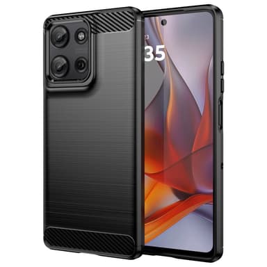 SKALO Motorola Moto G75 5G Armor Carbon Cover - Sort