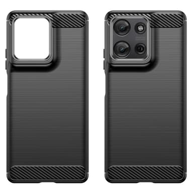 SKALO Motorola Moto G75 5G Armor Carbon Cover - Sort