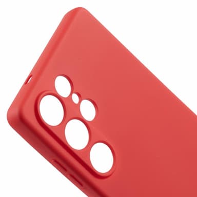 SKALO Samsung S25 Ultra Ultratynd TPU Cover - Rød