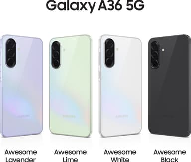 Samsung Galaxy A36 5G smartphone 6/128GB (hvid)