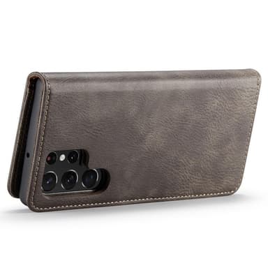 DG MING Samsung S22 Ultra 2-i-1 Magnet Pungetui - Grå