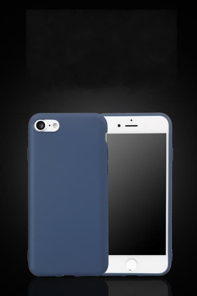SKALO iPhone 7/8 Ultratynd TPU-skal - Blå