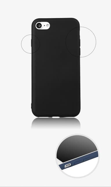 SKALO iPhone 7/8 Ultratynd TPU-skal - Blå