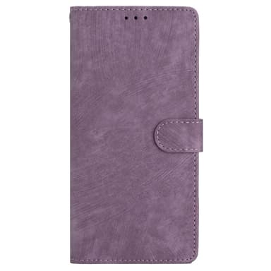SKALO iPhone 15 Pro Max Flip Cover m. pung i PU-læder - Lilla