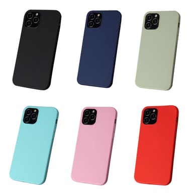 SKALO iPhone 15 Plus Ultratynd TPU-skal - Rød