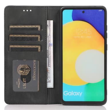 SKALO Samsung A23 5G Slim Premium Flip Cover - Sort