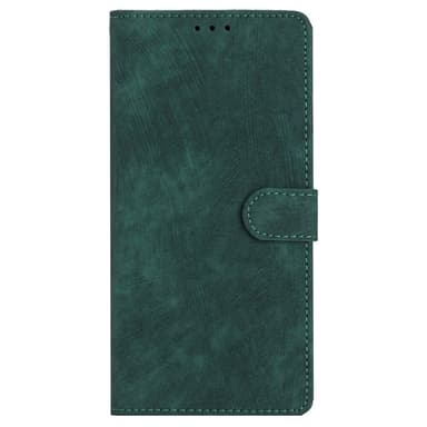 SKALO iPhone 15 Pro Max Flip Cover m. pung i PU-læder - Grøn