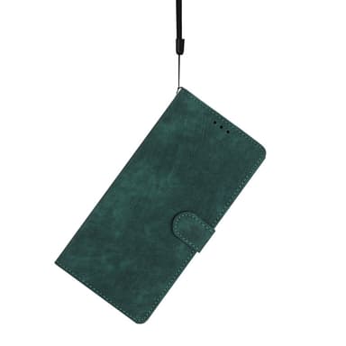 SKALO iPhone 15 Pro Max Flip Cover m. pung i PU-læder - Grøn