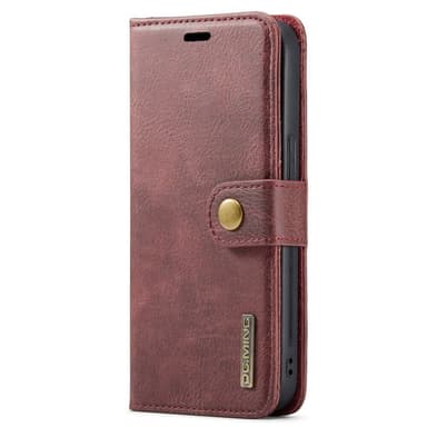 DG MING iPhone 14 Pro 2-i-1 Magnet Pungetui - Rød