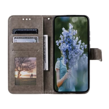 SKALO iPhone 16e Mandala Flip Cover - Grå