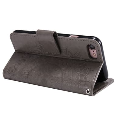 SKALO iPhone 16e Mandala Flip Cover - Grå