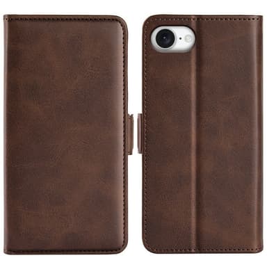 SKALO iPhone 16e Premium ID Flip Cover - Brun