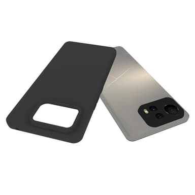 SKALO Asus Zenfone 12 Ultra 5G Mattsort Ultratyndt TPU Cover - Sort