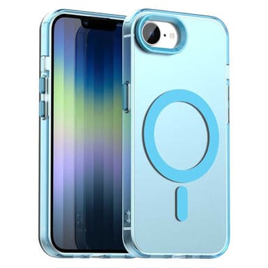 SKALO iPhone 16e Candy Series Hybrid Cover - Blå