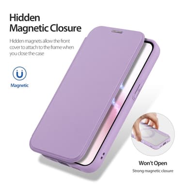 DUX DUCIS iPhone 16e Skin X Pro Flip Cover - Lilla