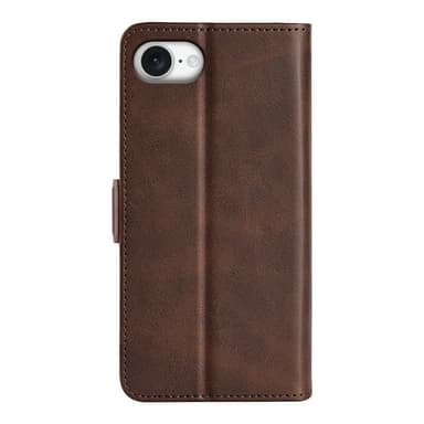 SKALO iPhone 16e Premium ID Flip Cover - Brun