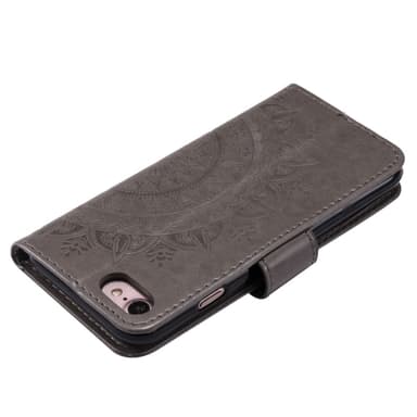 SKALO iPhone 16e Mandala Flip Cover - Grå