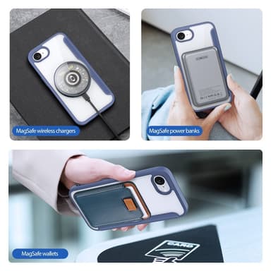 DUX DUCIS iPhone 16e Skin X Pro Flip Cover - Blå