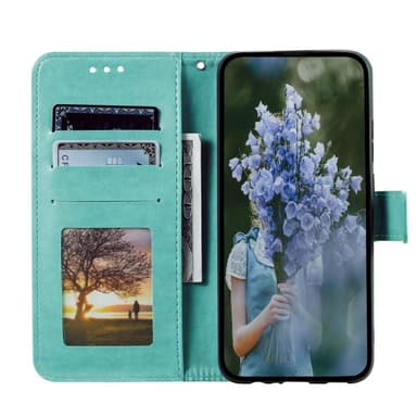 SKALO iPhone 16e Mandala Flip Cover - Turkis