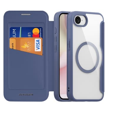 DUX DUCIS iPhone 16e Skin X Pro Flip Cover - Blå