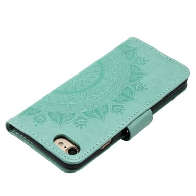 SKALO iPhone 16e Mandala Flip Cover - Turkis