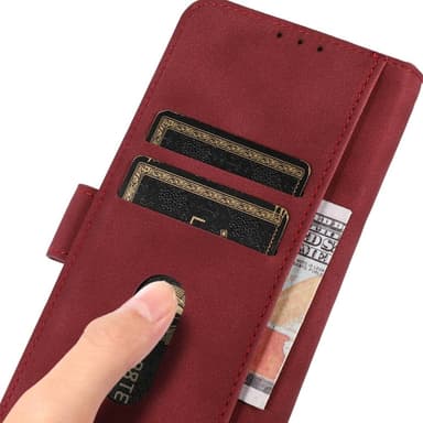SKALO iPhone 16e KHAZNEH Flip Cover - Rød