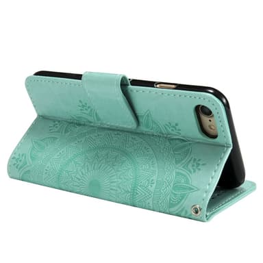 SKALO iPhone 16e Mandala Flip Cover - Turkis