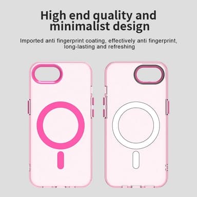 SKALO iPhone 16e Candy Series Hybrid Cover - Rød
