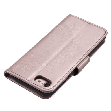 SKALO iPhone 16e Mandala Flip Cover - Rosa guld