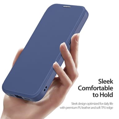DUX DUCIS iPhone 16e Skin X Pro Flip Cover - Blå