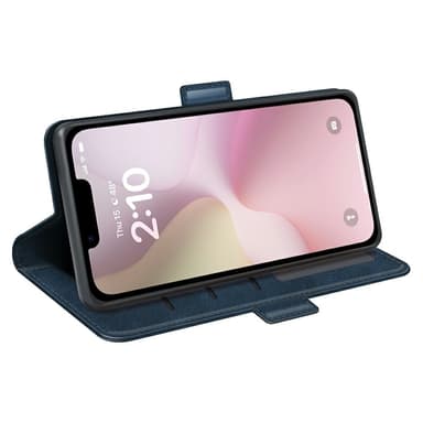 SKALO iPhone 16e Premium ID Flip Cover - Blå