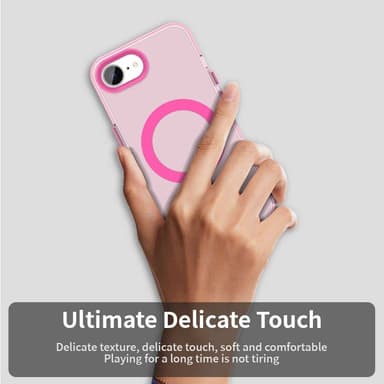SKALO iPhone 16e Candy Series Hybrid Cover - Rød
