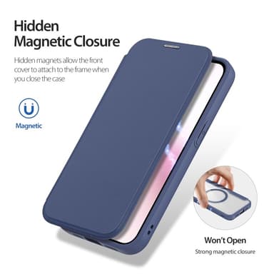 DUX DUCIS iPhone 16e Skin X Pro Flip Cover - Blå