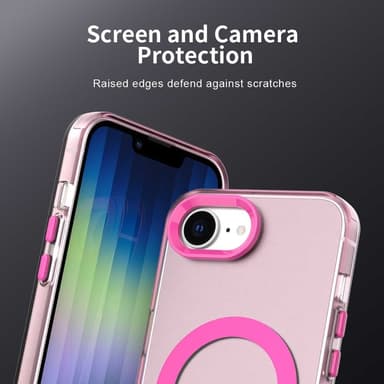 SKALO iPhone 16e Candy Series Hybrid Cover - Rød