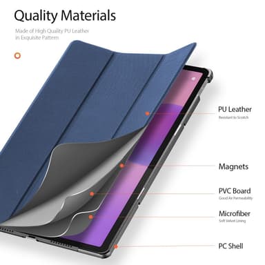 DUX DUCIS Lenovo Idea Tab Pro DOMO Series Cover - Blå