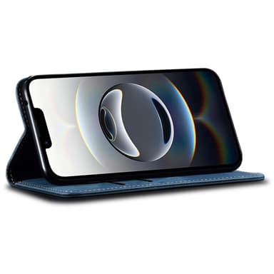 SKALO iPhone 16e Jeans Flip Cover - Blå