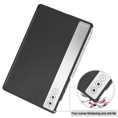 SKALO Lenovo Yoga Tab Plus Trifold Cover - Sort