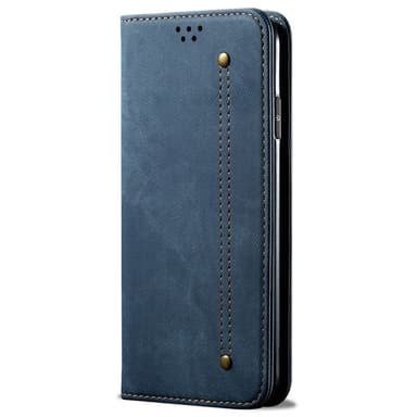 SKALO iPhone 16e Jeans Flip Cover - Blå