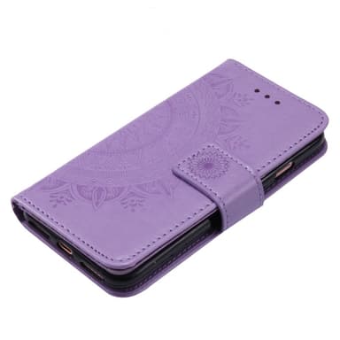 SKALO iPhone 16e Mandala Flip Cover - Lilla