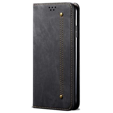 SKALO iPhone 16e Jeans Flip Cover - Sort