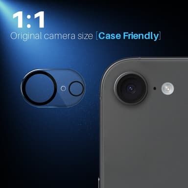 SKALO iPhone 16e NORTHJO Kamerabeskyttelse - Gennemsigtig