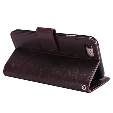 SKALO iPhone 16e Mandala Flip Cover - Brun