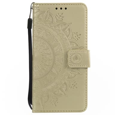 SKALO iPhone 16e Mandala Flip Cover - Guld