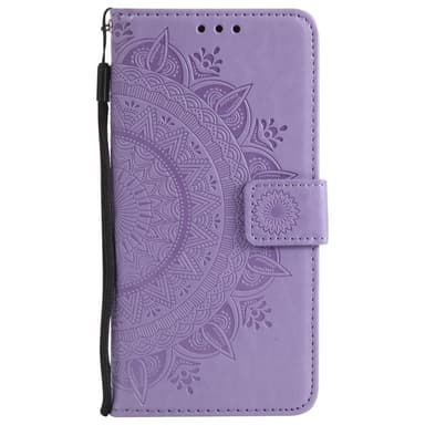 SKALO iPhone 16e Mandala Flip Cover - Lilla