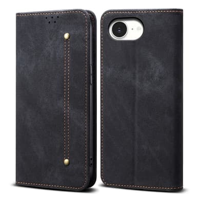 SKALO iPhone 16e Jeans Flip Cover - Sort