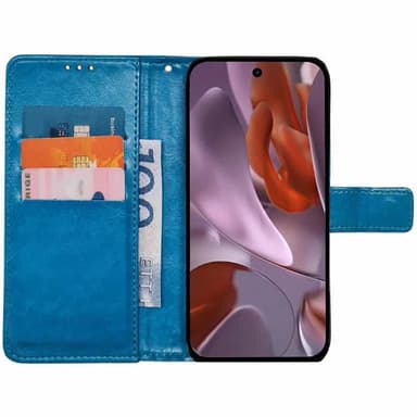 Wallet cover 3-kort Google Pixel 9a - Lyseblå