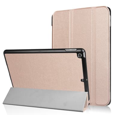 Til iPad 9.7 (2018)/9.7 (2017) Trifoldet etui - Rose Gold