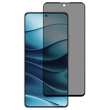 SKALO Xiaomi Redmi Note 14 4G Privacy Hærdet Glas Skærmbeskyttelse - Sort